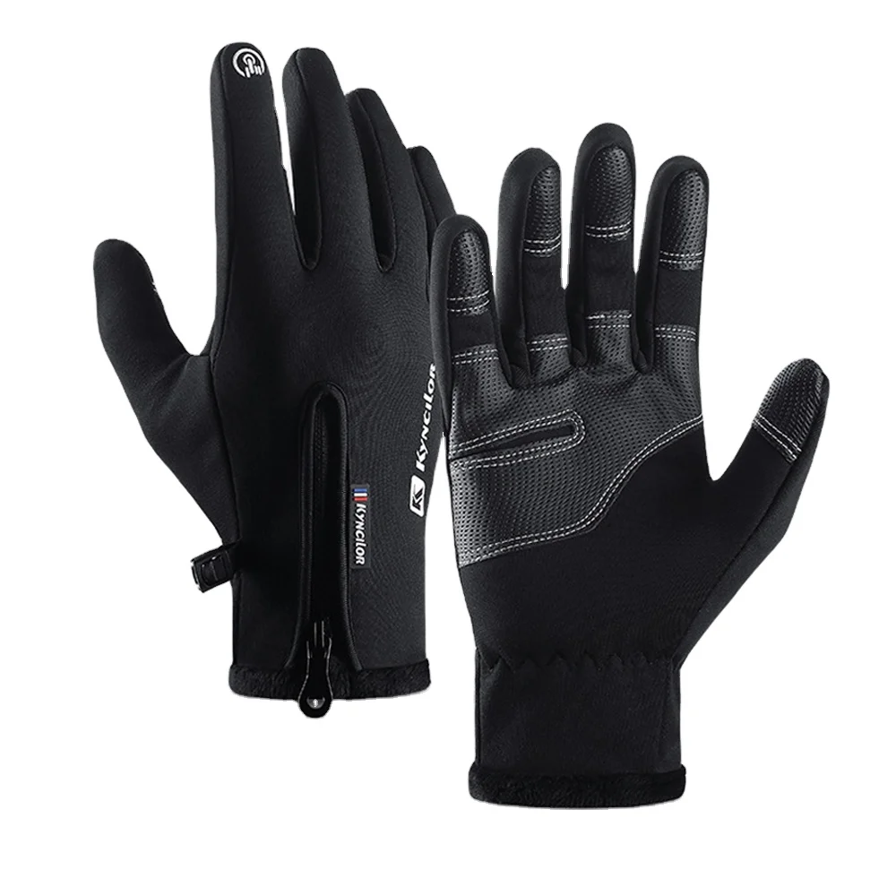 Мотоциклетные теплые перчатки Зимние перчатки для женщин и мужчин с сенсорным экраном, ветрозащитные нескользящие перчатки для езды на велосипеде, лидер продаж