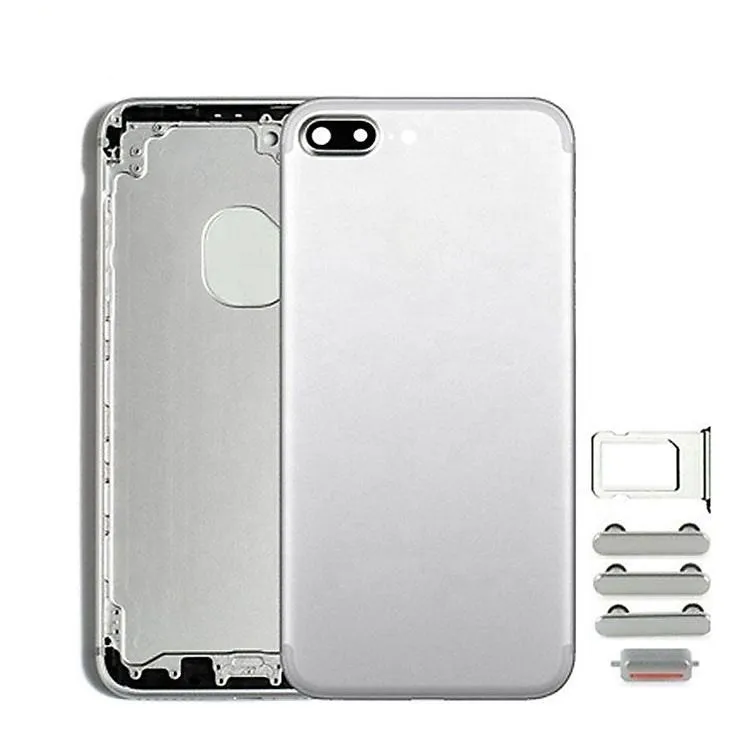 Высококачественная задняя крышка для iphone 7 plus стеклянная батарейного отсека с