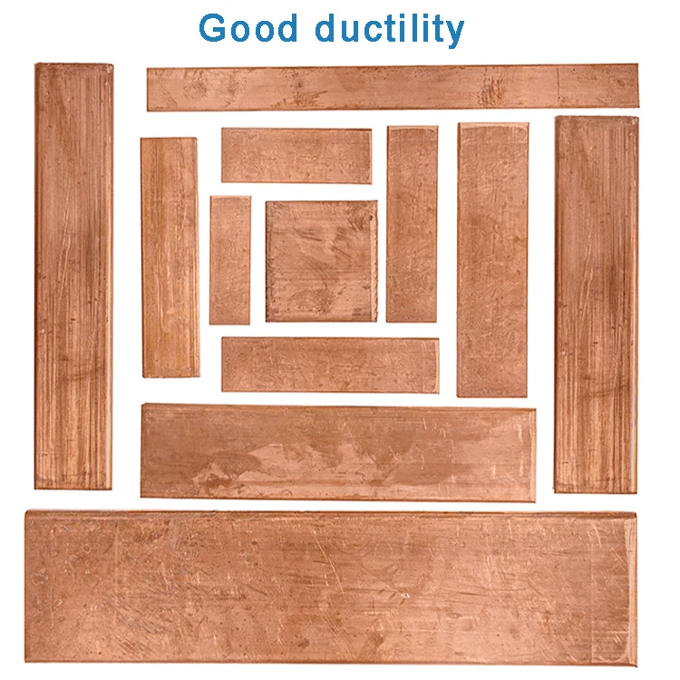 Copper Flat Bar Copper Busbar Copper Bars For Electrical Equipment