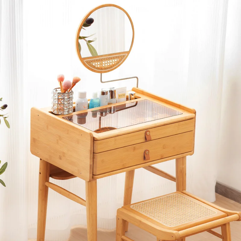 Space Saving Factory Price Dressing Table with Vanity Mirror