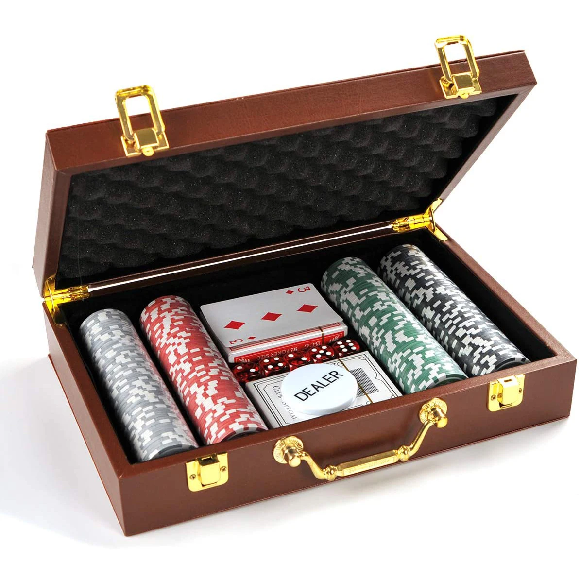 1pc Jeu De Cartes Support Poker Wooden Box pièces commémoratives BO W 0 xuiwp 4 