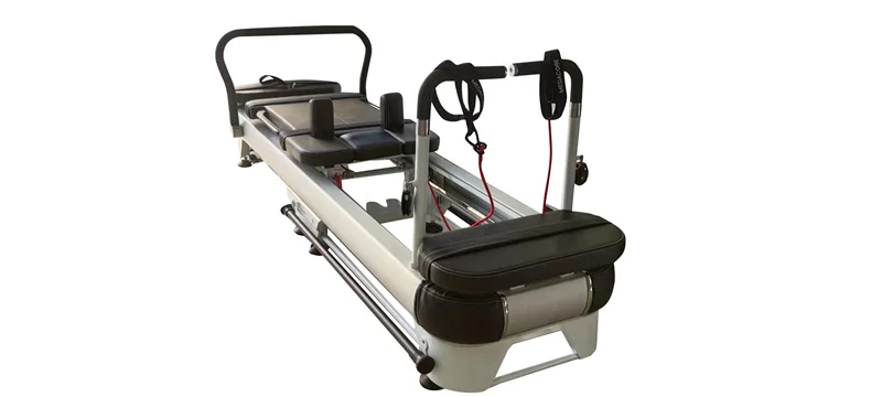 Megacore Factory Direct Commercial Pilates Reformer White Aluminium Alloy OEM Custom Studio Fitness Reformer Pilates Machine