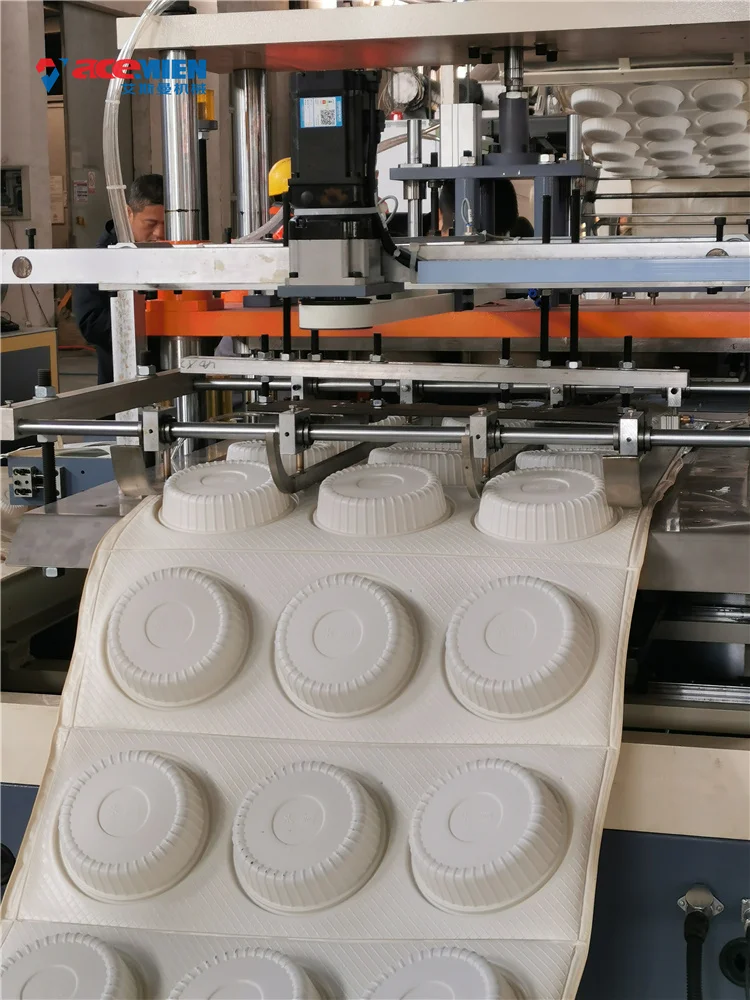 Plastic Lunch Box Machine PP Container Forming Thermoforming Machine