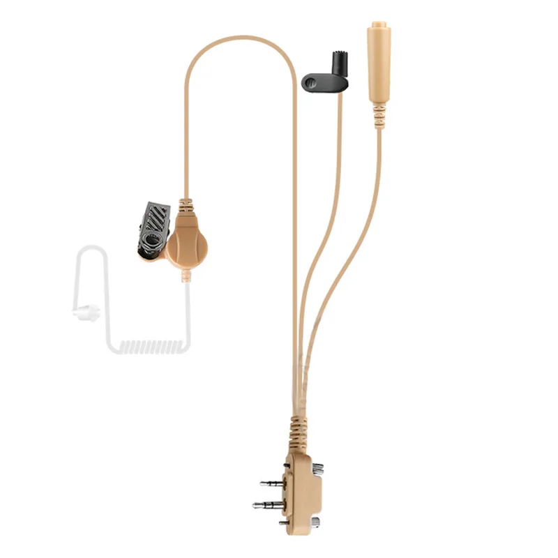 EH Two-Wire Covert Communications Headset With Acoustic Tube Earpiece...