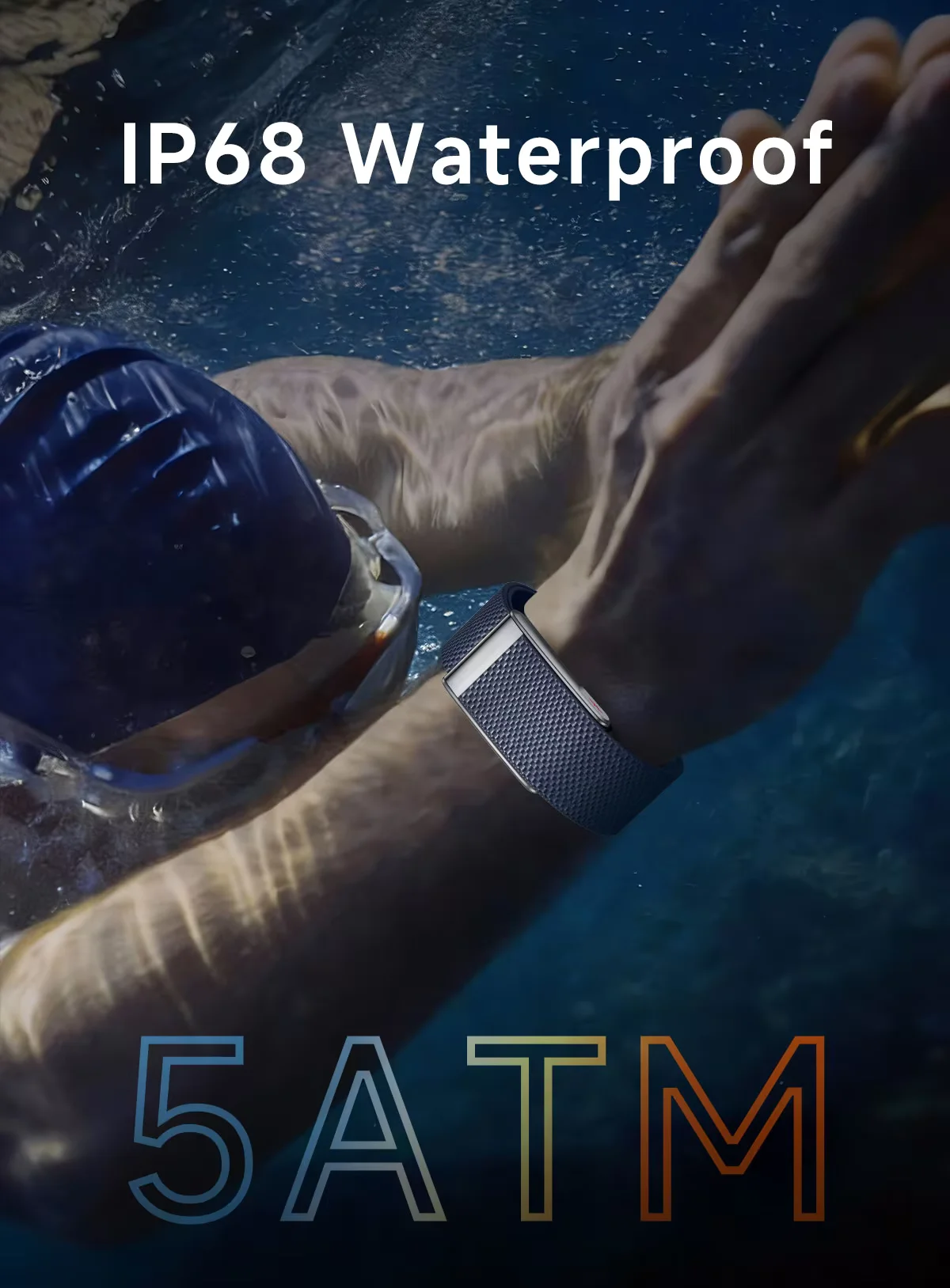 Screen Less Watch E500 Screenless Waterproof Smart Bracelet Heart Rate Blood Pressure ...