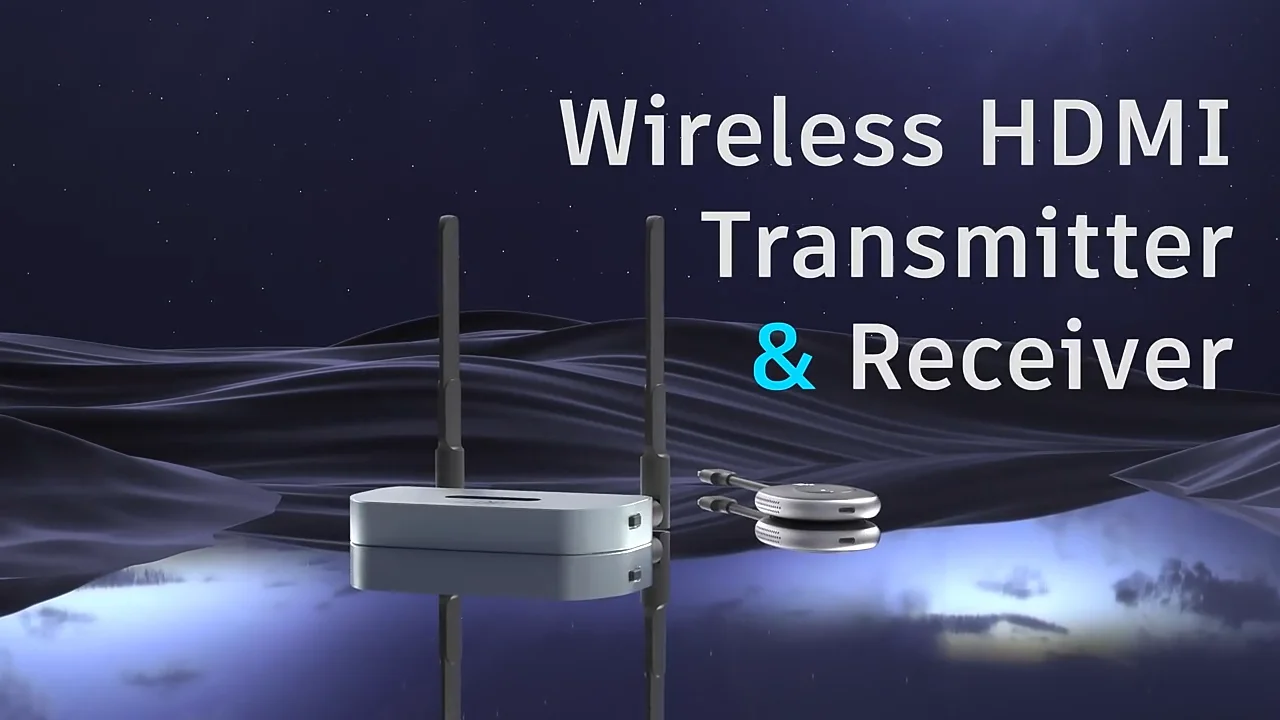 Q5 R1 164ft 50m Transmission Range Support 8 To 1 Hdmi Wireless System