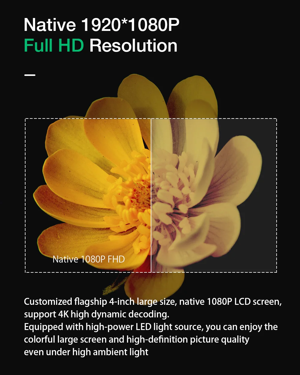 CHEERLUX C12 Android FULL HD Projecteur Android Natif 1920x1080 Luminosité Supérieure 6000 Lumens Mise Au Point Automatique pour Home Cinéma