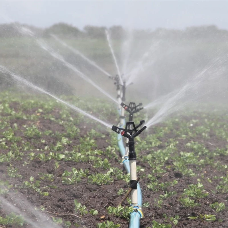 Sprinkler Spray Irrigation System Full Kits of 360 Rotation Auto Agricultural Farmland Garden Irrigation Lawn Sprinkler