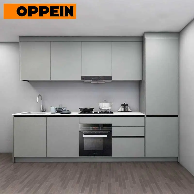 Oppein & Europäischen Stil Gerade Run Typ 3m Küche Schränke