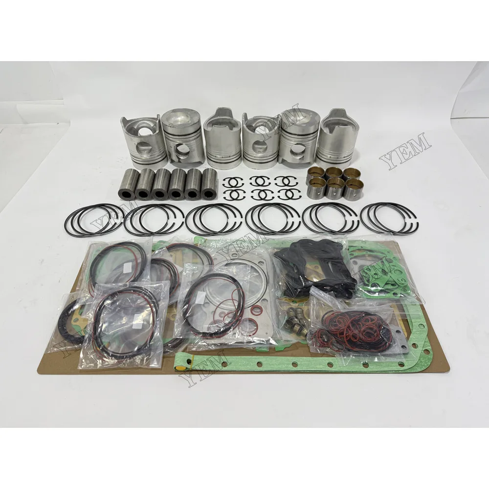 For Mitsubishi 6D20 Piston and Rings With Gasket Set Engine Parts 2