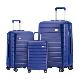Factory Wholesale 360 Mute Wheel Soft Handle Luggage Cases ABS Plus PC Material Durable and Convenient Trolley Set