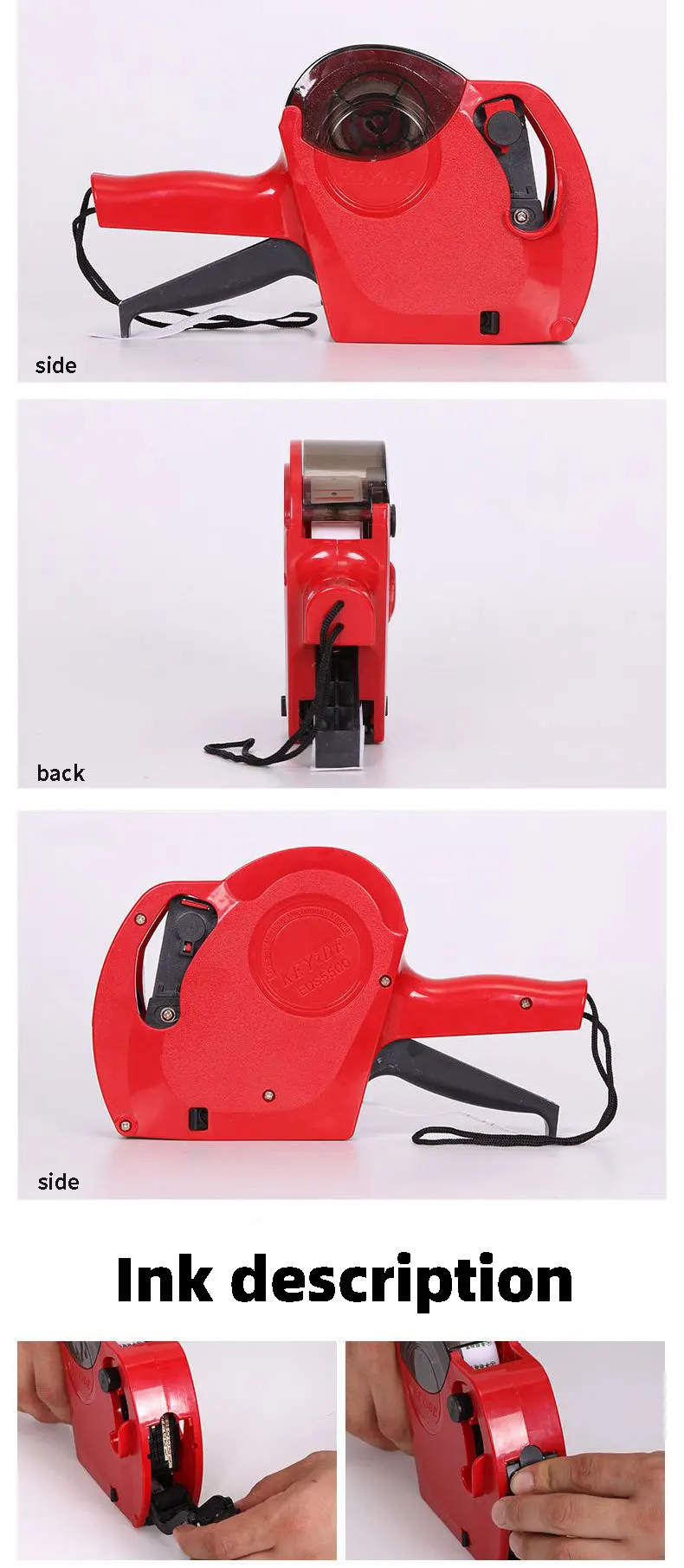 High Quality 8 Bit Price Label Gun Labeller Machine Tagger