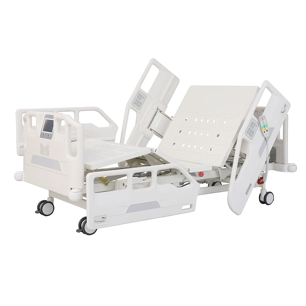 Electric Therapy Bed Stainless Steel Fully Guarded Modern Hospital School Use Adjustable Automatic Anti-Decubitus Infusion 5