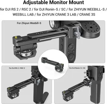 Smallrig Adjustable Camera Monitor Mount for Ronin-Sc for Zhiyun Crane 3/Weebill Lab -BSE2386B product image