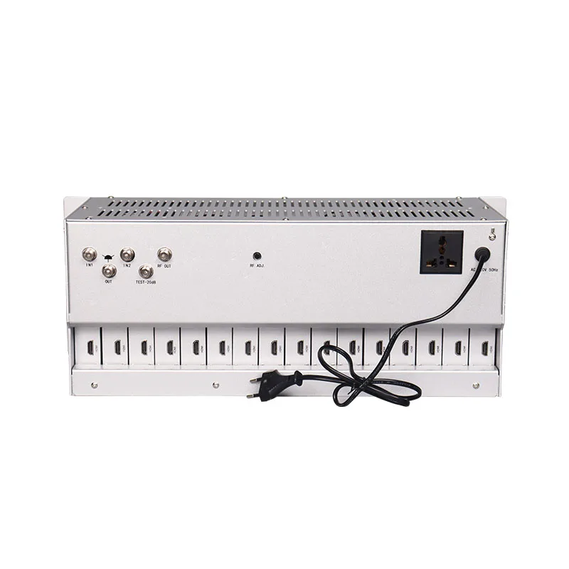 Single Channel 16 24 Rf Modulator 16 Channels Pal B/g  Catv Modulator