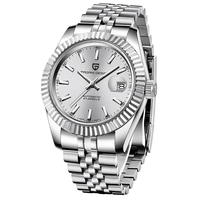 PAGANI DESIGN Men Mechanical Watch Top Brand Luxury Automatic Watch Sport Stainless Steel Waterproof Watch Men Relogio Masculino