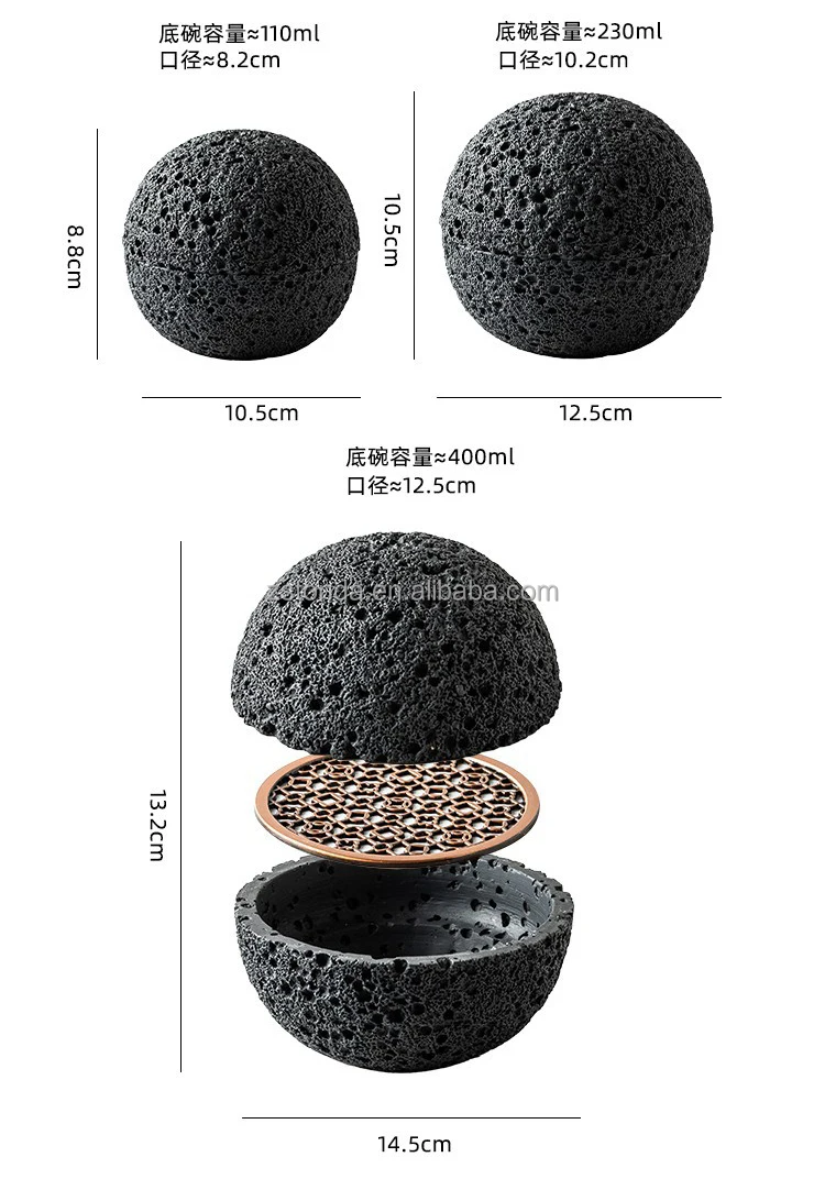 Creative Planet Moon Ball Shaped Sushi Plate - Dry Ice Safe