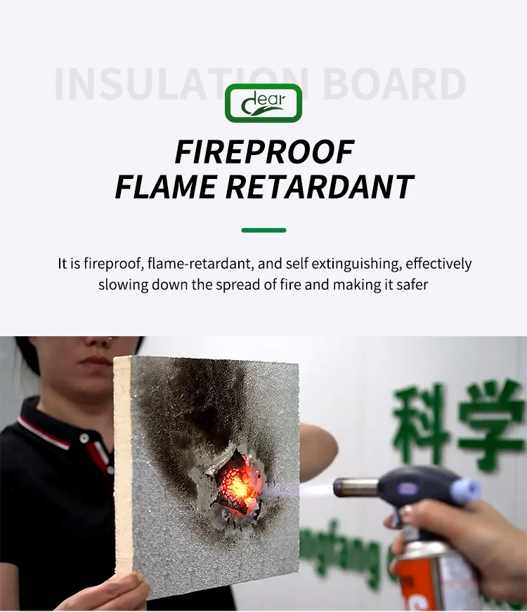 50mm Thick Pf Composite Panel Board Phenolic Foam Insulation Panel For ...