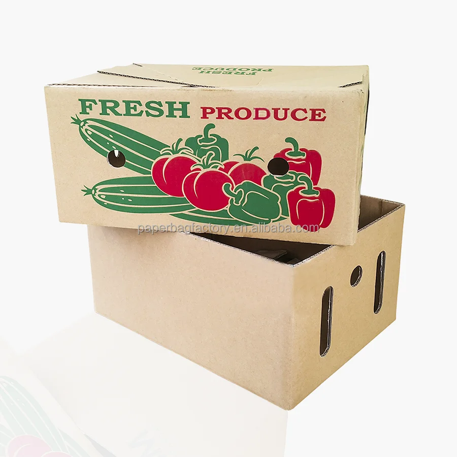 Custom Branded Recyclable Cucumber Vegetable Fruit Package Coated