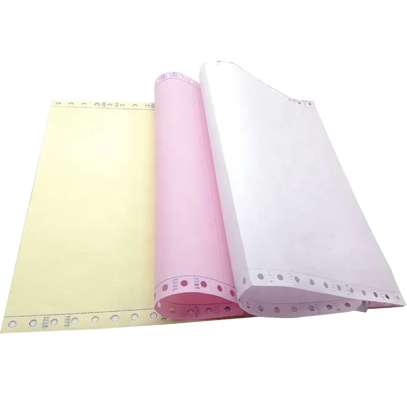 Cheap price invoice book carbonless paper computer continuous printing paper