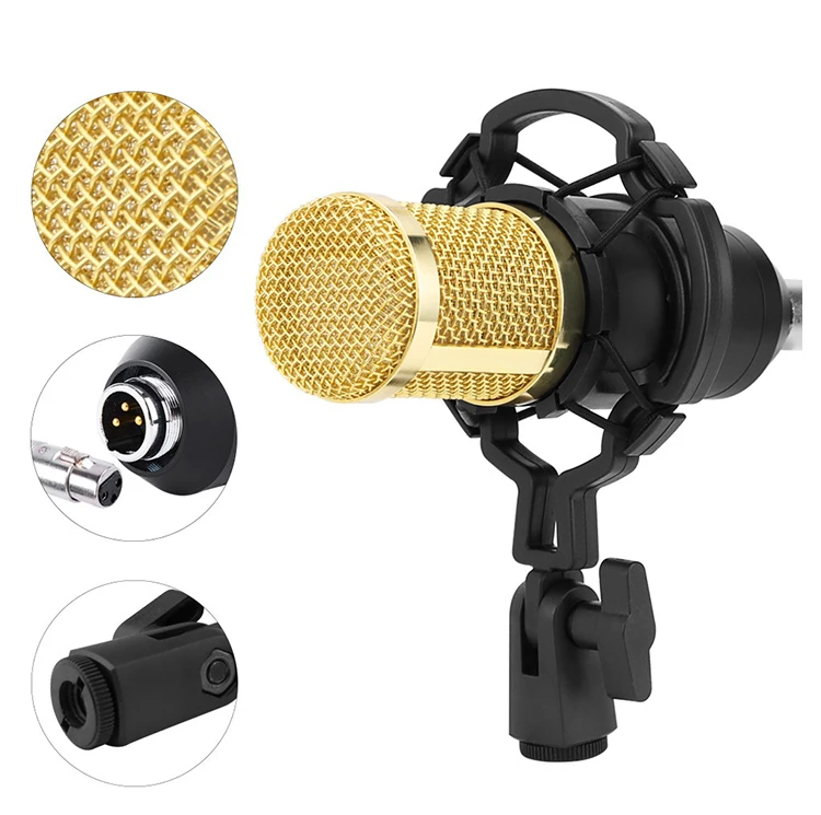 
Bm 800 микрофон студия звукозаписи наборы bm800 конденсаторный микрофон для компьютера фантомного питания bm-800 караоке V8 звуковая карта 