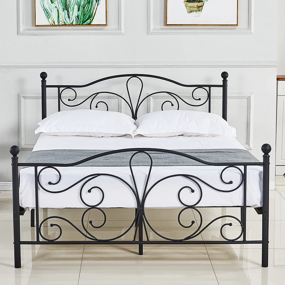 Bed 120 x 200 cm met ledverlichting, bedframe van metaal, met Bed 120 x 200 cm met ledverlichting, bedframe van metaal, met