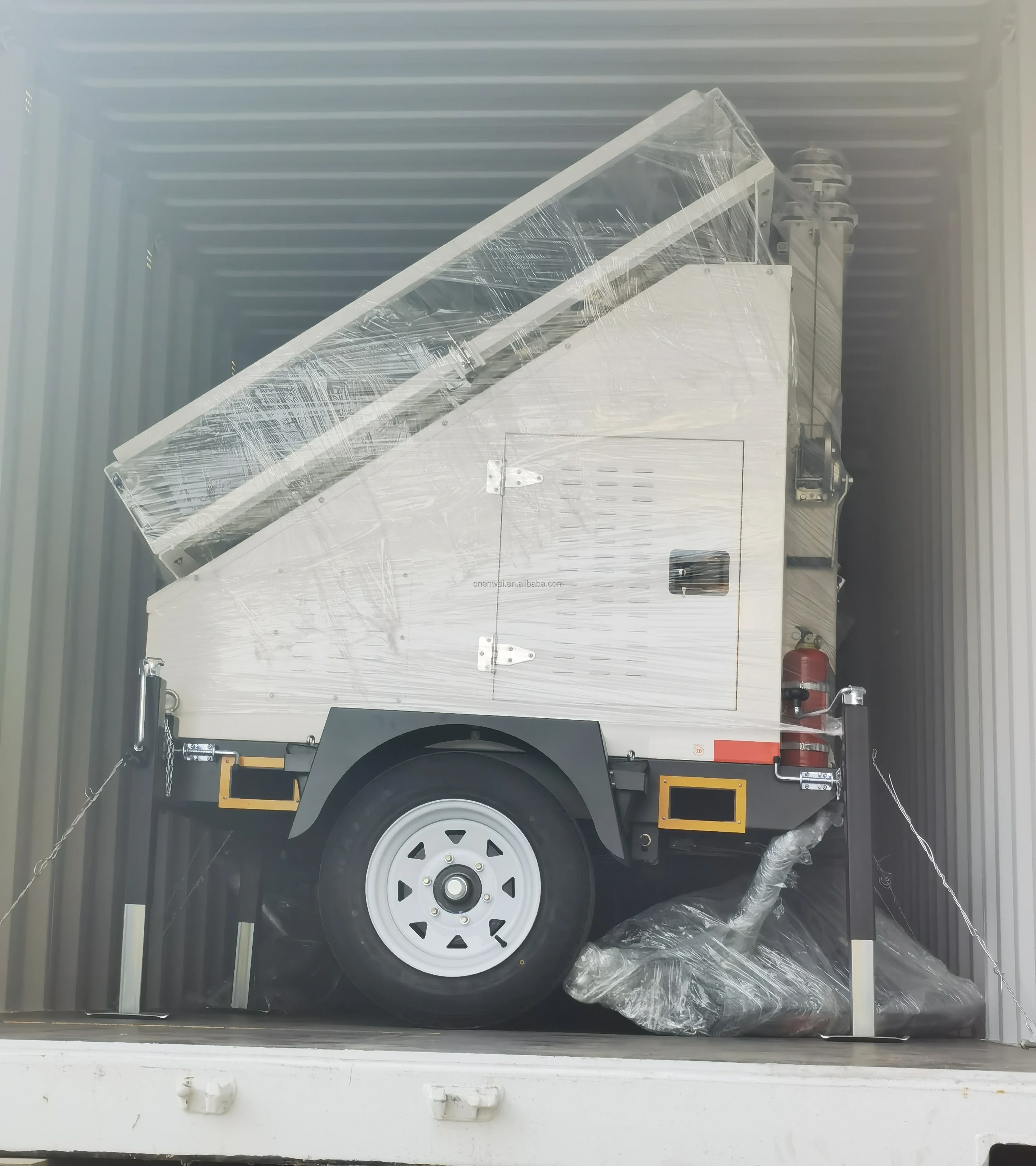 Mobile Security Camera Trailer - ENWEI 3190 for Outdoor