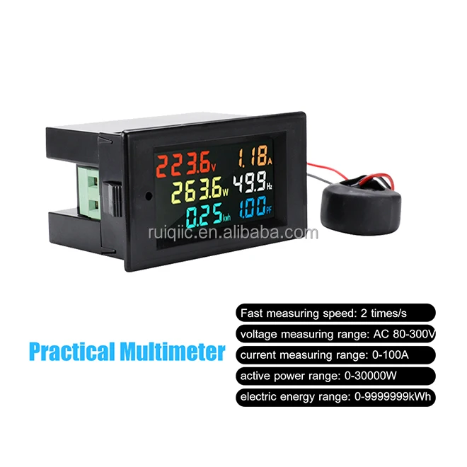 D69-2049 digitale multimeter 100 A AC 40-300 V elektrische energie