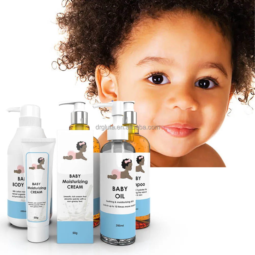 Natural Mild Organic Vegan Baby Skin Care Products Set Baby's Skin Care