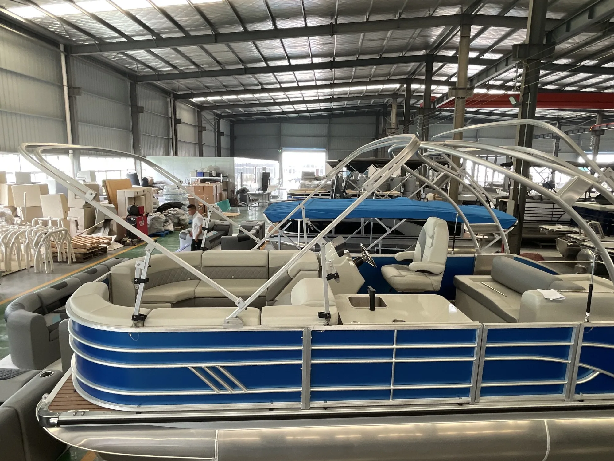 Pontoon Boat Manufacturer Aluminum Pontoon Party Boat For Sale