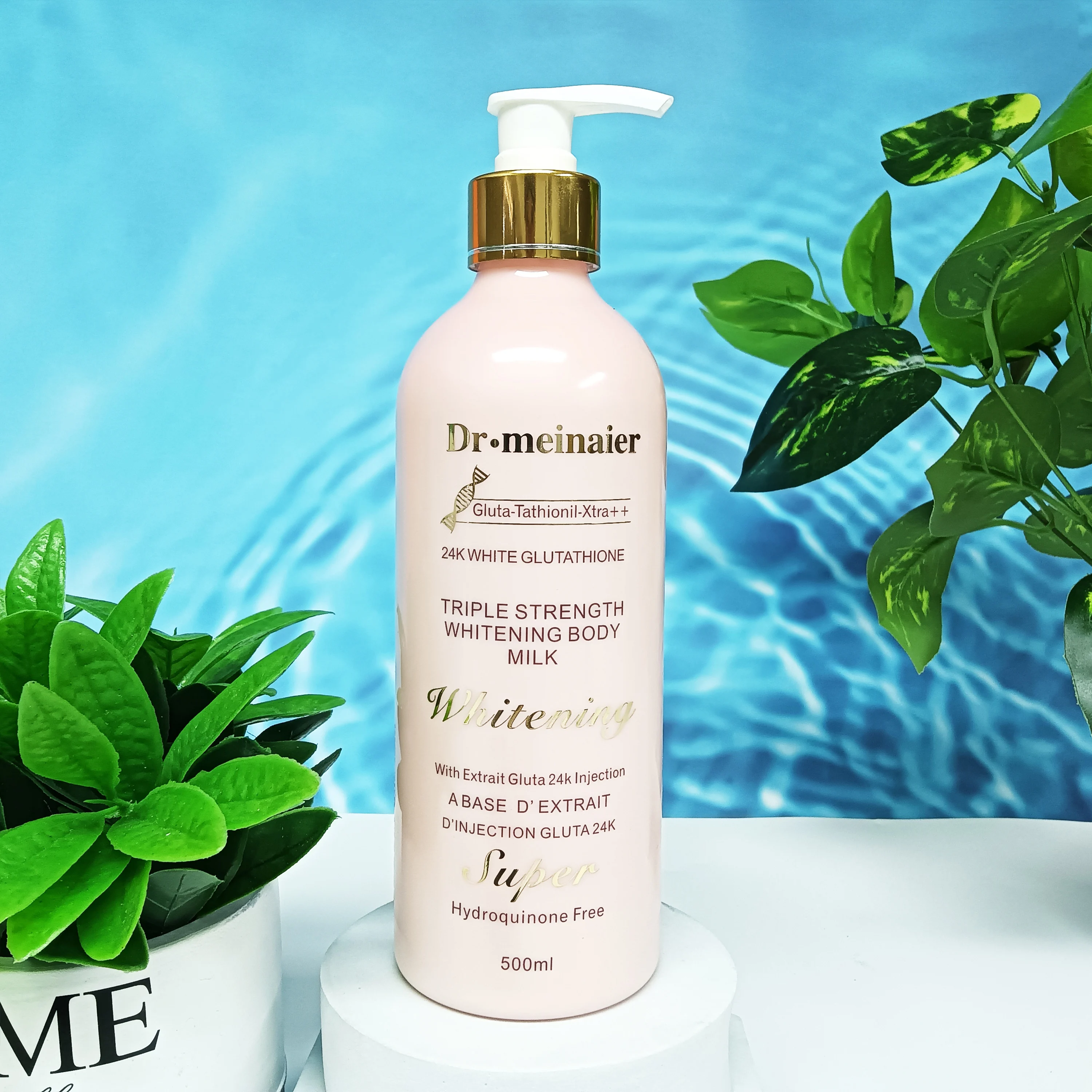 Wholesale Whitening Body Lotion Gluta 24k Body Milk Moisturizing Nourishing Anti-aging Quick Brightening Cream