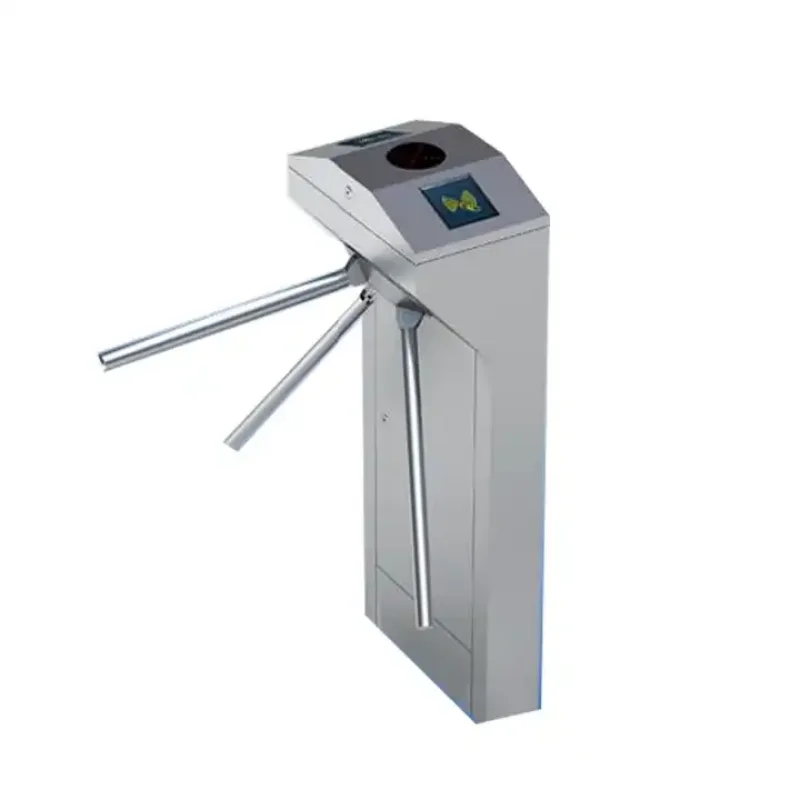 Stadium Gym High Semi-automatic Swipe Card Access Control Hydraulic Damper Manual Tripod Turnstile