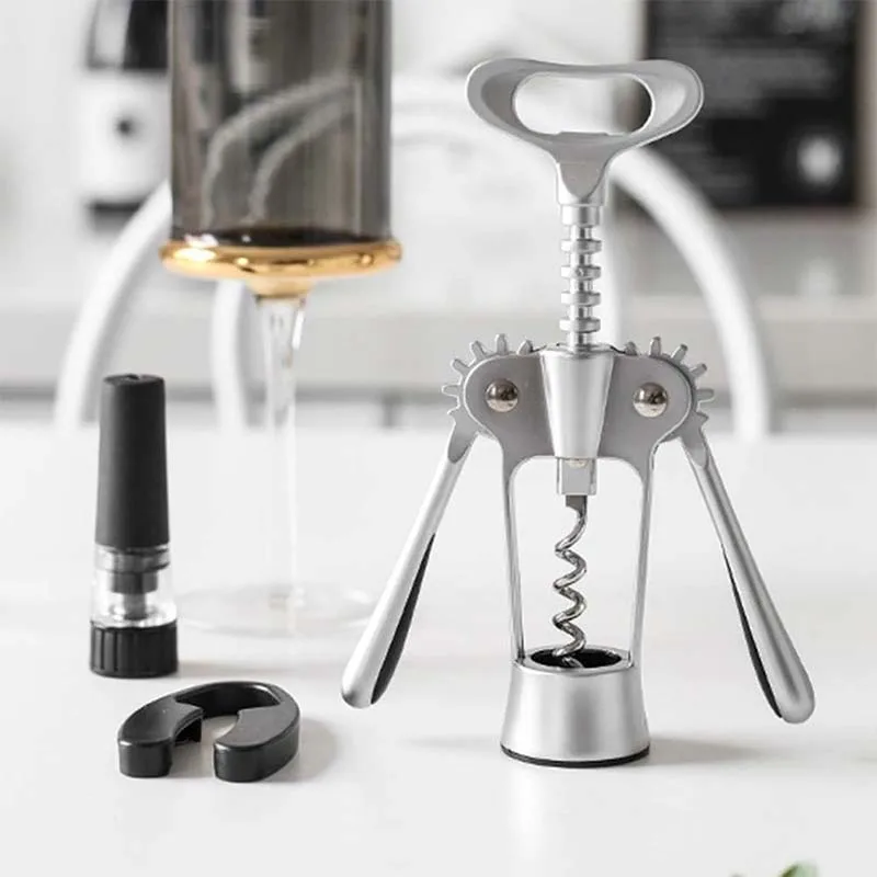 Zinc Alloy Cork Remover Tools Multifunctional Bottle Corkscrew Wine