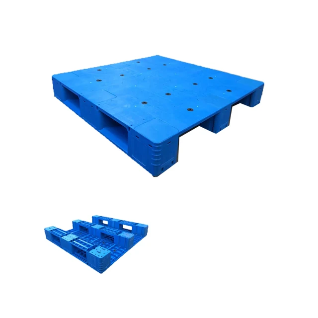 High quality Heavy Duty Plastic Pallet Single Sided For Warehousing Transportation And Shelf Use