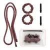 Extra-long curling wand  satin dark coffee