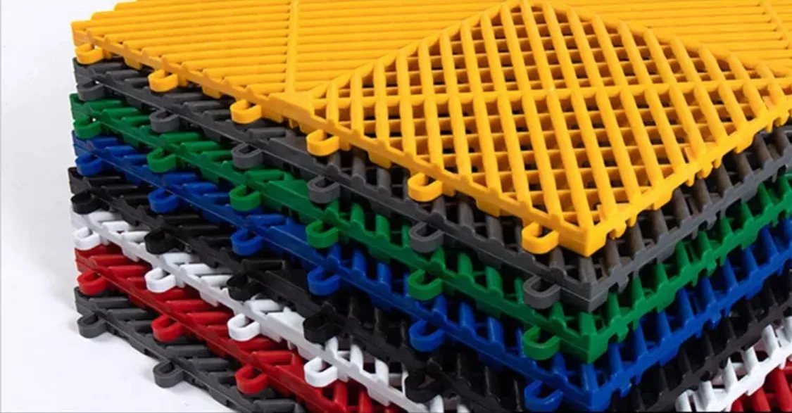 Flexible Interlocking Garage Tiles Splice Flooring Car Garages Flooring