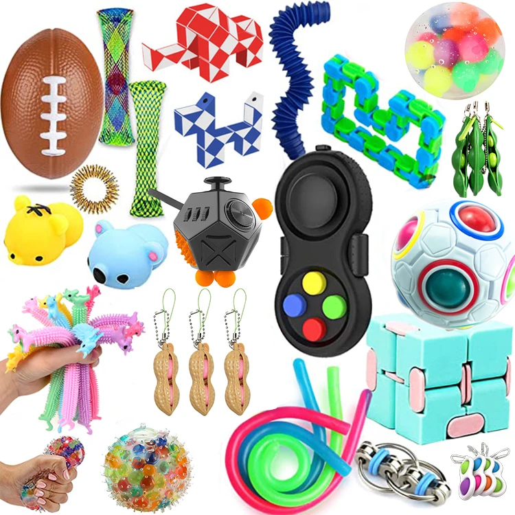 Fidget Toy Collection Cheap Sensory Bubble Fidget Pack For Other Baby ...