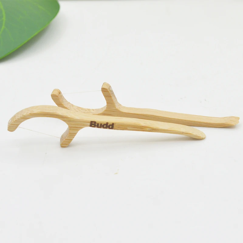 Chinese Supplier Hard Long Handle Y Shape Recyclable Wooden Dental