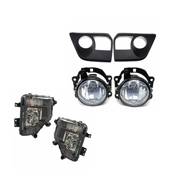 Mitsubishi L200 Triton 2019 2020 Front Bumper Fog Light Lamp Kit with turning light