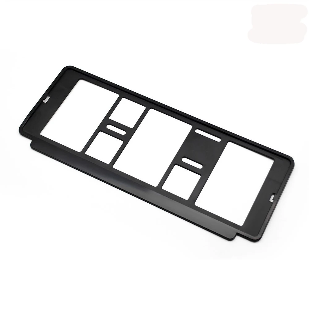 Plastic Auto Car Number License Plate Frame Matte Black Custom Logo License Plate Frame for Chile Car details