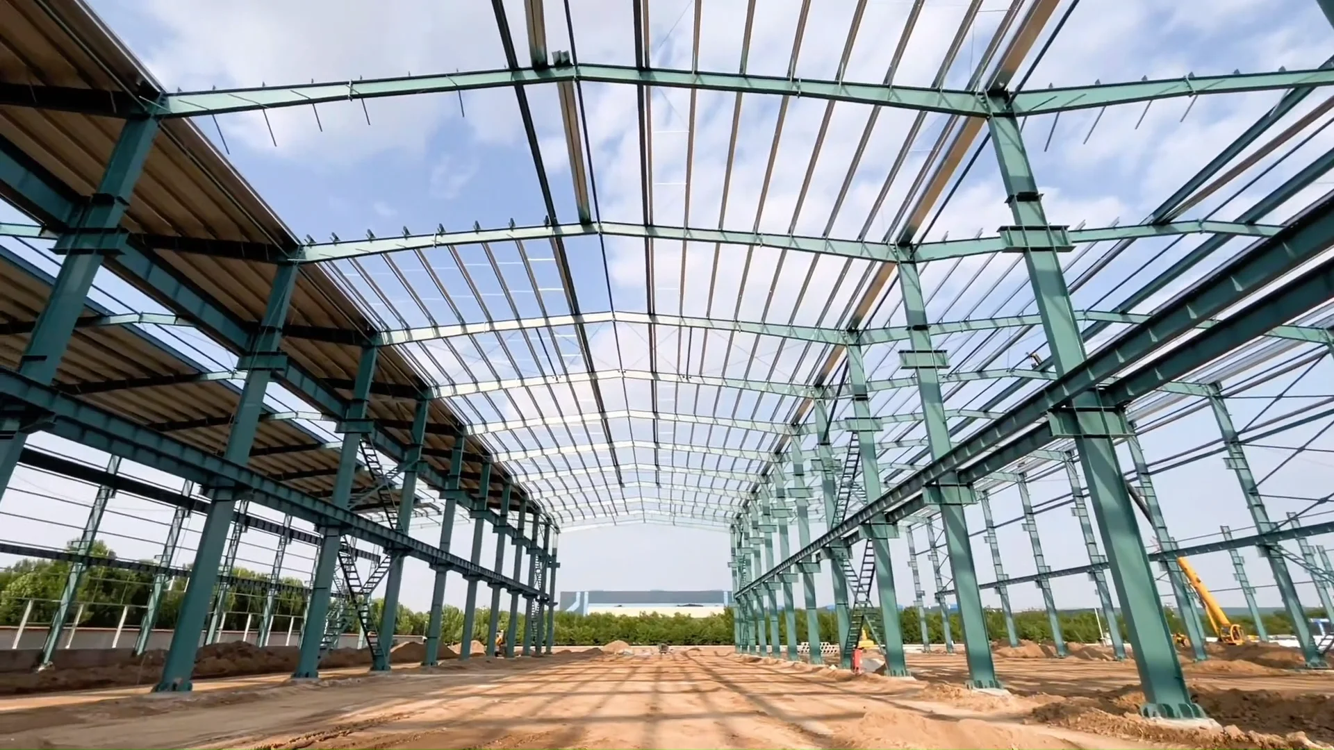 Fast Build Hall Prefabricated Steel Structure Construction Warehouse ...