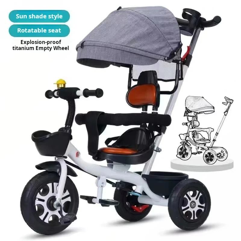Lightweight Tricycle Stroller for 1-3-6 Year Olds Fun Safe Ride