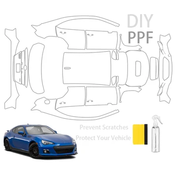TPU for Subaru BRZ 2021 2022 2023 Clear Headlight PPF Protective Film Rearview Mirror Anti-collision Transparent Body Sticker