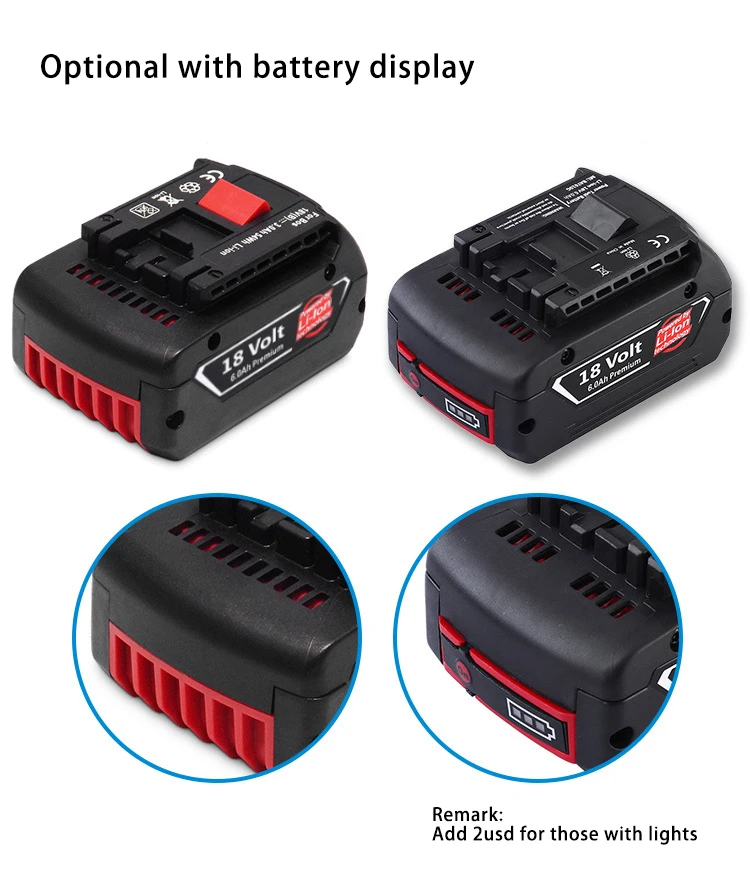 Rechargeable 18v 4000mah Power Tool Replacement Battery Saver Li-ion ...