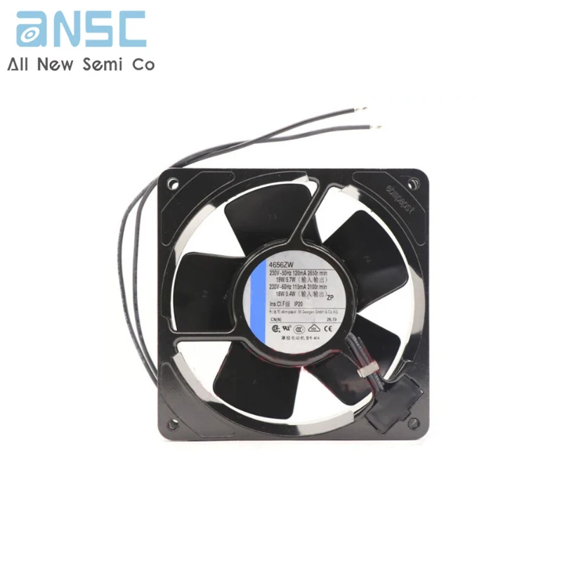 Original Axial flow fan 4656ZW Cabinet cooling fan 230V 19W