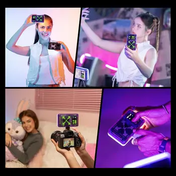 VILTROX Magnetic RGB Video Light 360 Full Color Portable LED Camera Light Panel with APP Control/Cold Shoe Mounts/CRI 97+ product image