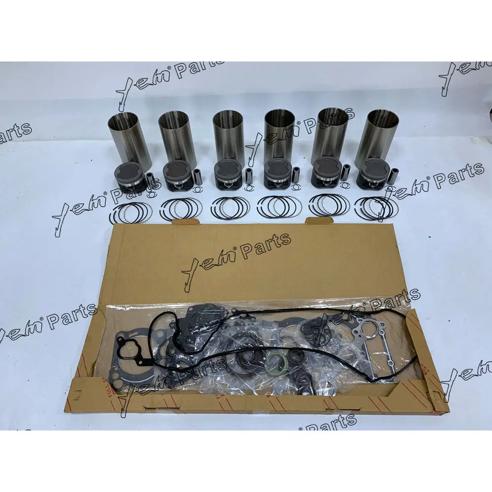 High Quality Machinery Parts Overhaul Gasket Kit With Cylinder Gaskets Set Piston Rings Liner For Toyota 1FZ