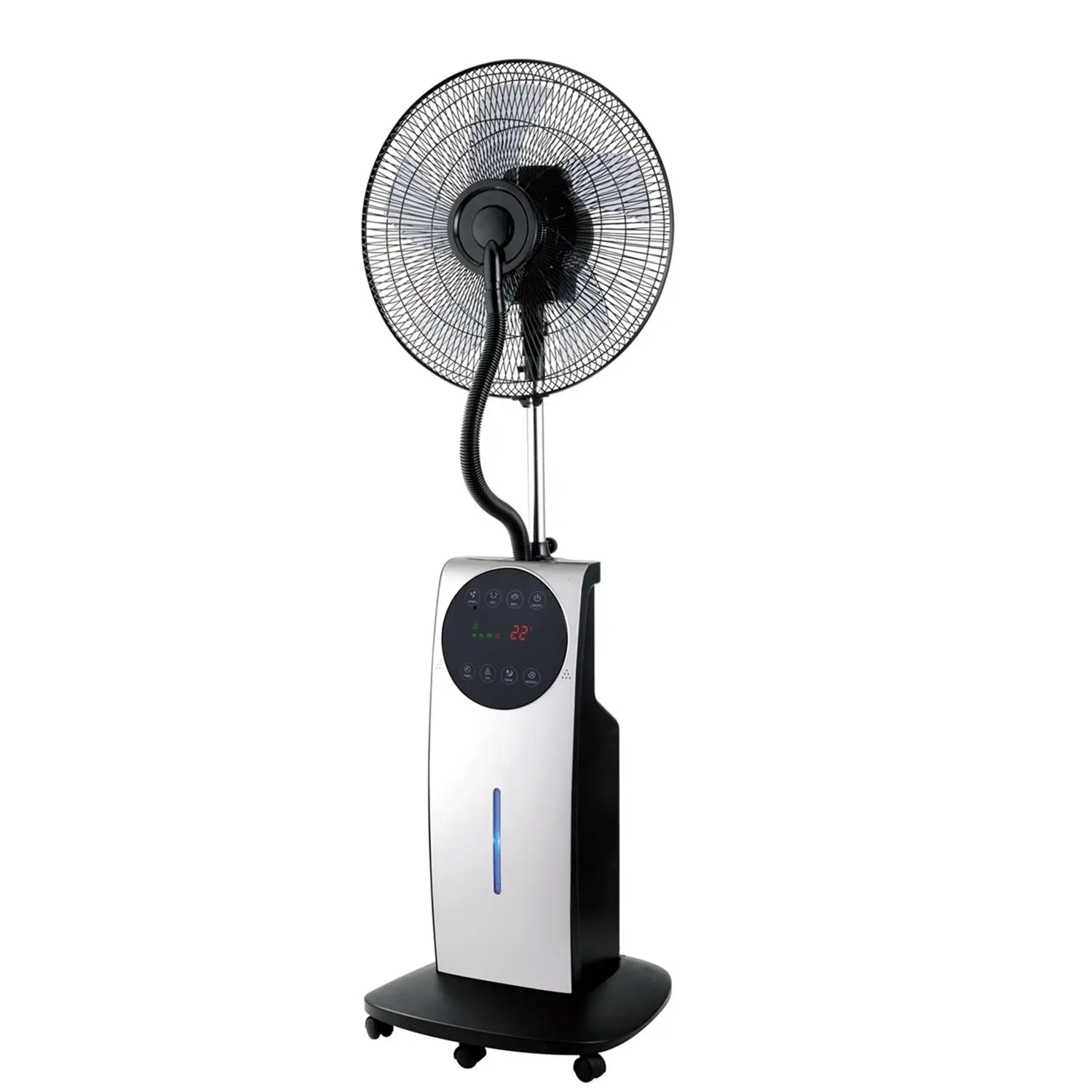 Digital Water Mist Fan, Copper, 90, Plastic - detail 24