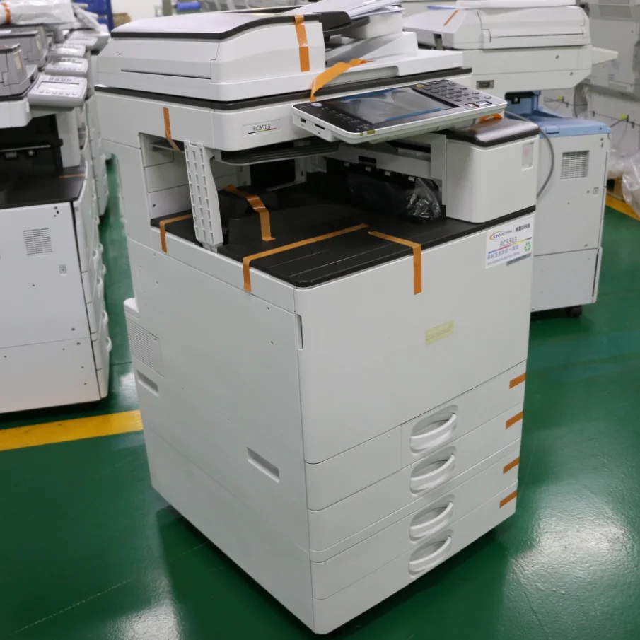 Ricoh Aficio MPC4503 5503 6003 High-Speed A3 Laser Photocopier 2G Memory Portable Colored Photocopy Copiers Max A4 Paper Size