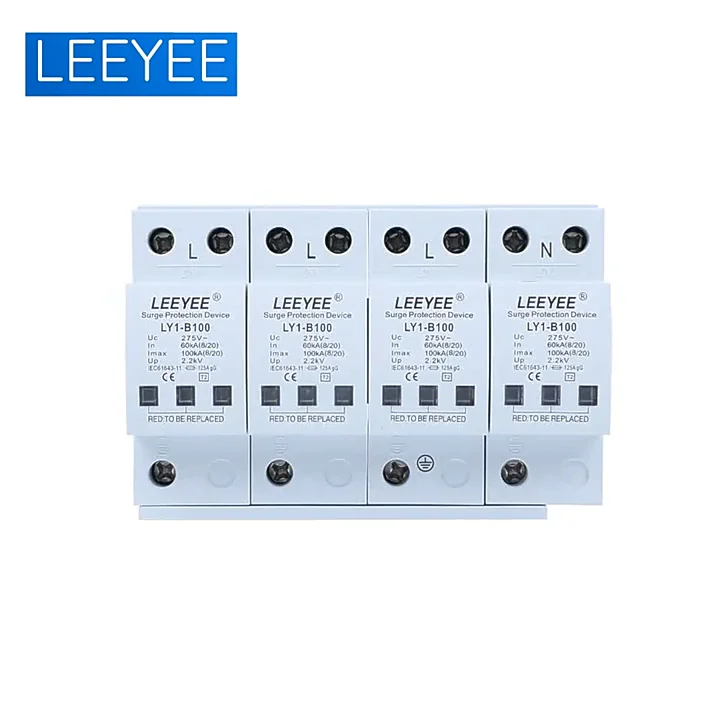 Class B Surge Protection Device Spd 4p 100ka 275v Ac 2 Years Ly1-b100 ...